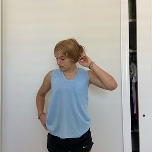 Light weight blue tink top